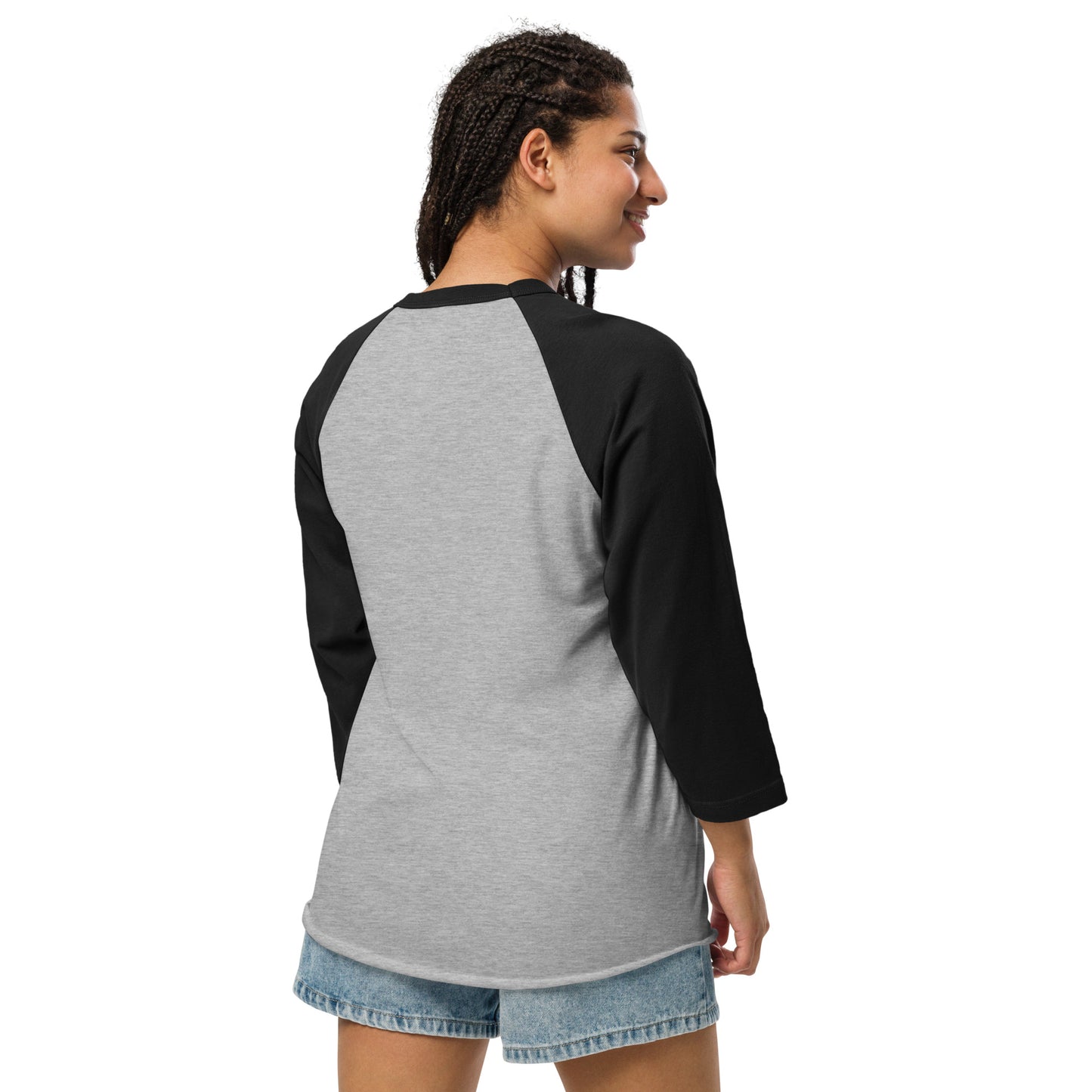 3/4 sleeve raglan shirt