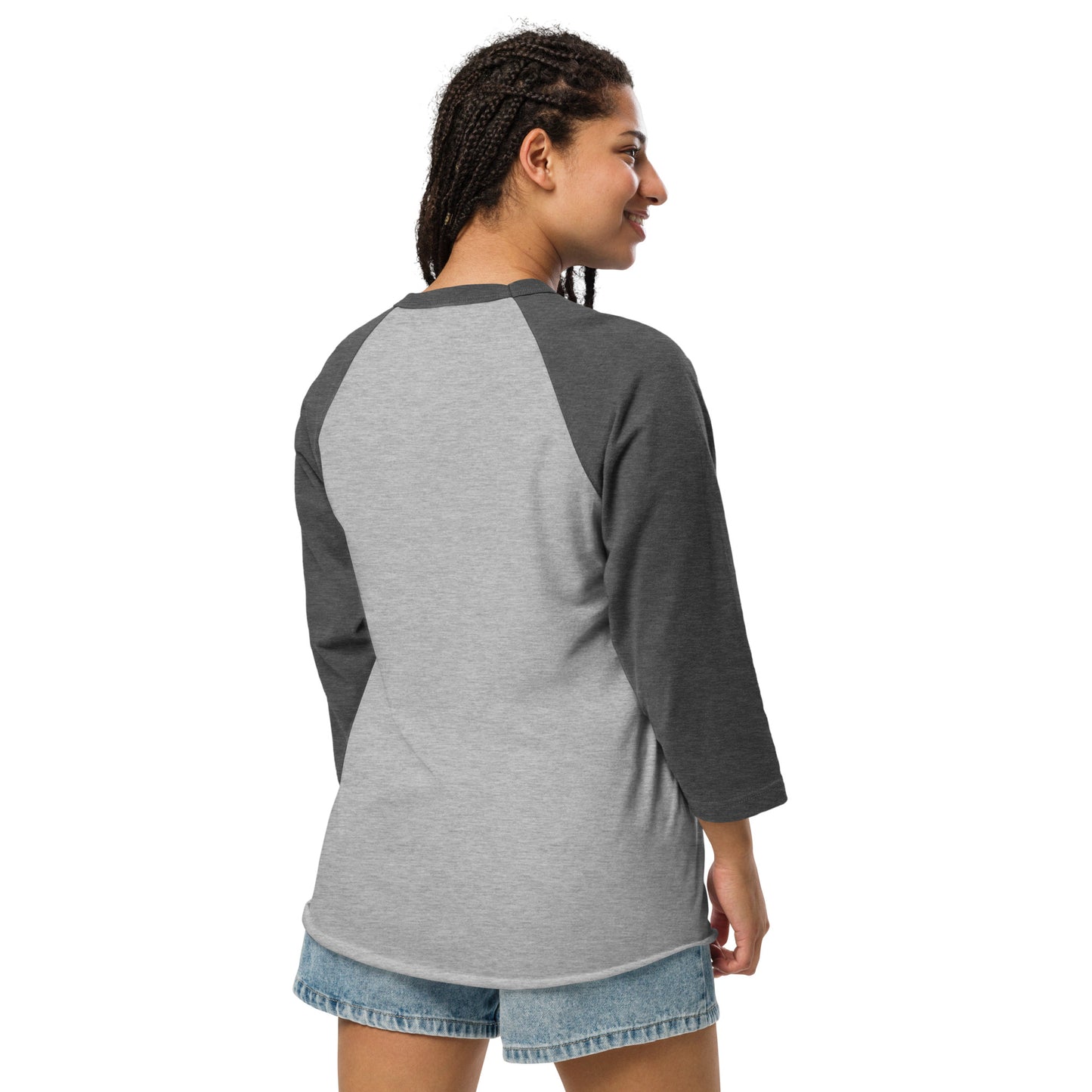 3/4 sleeve raglan shirt