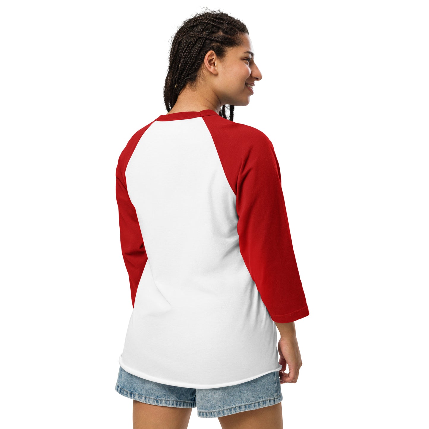 3/4 sleeve raglan shirt