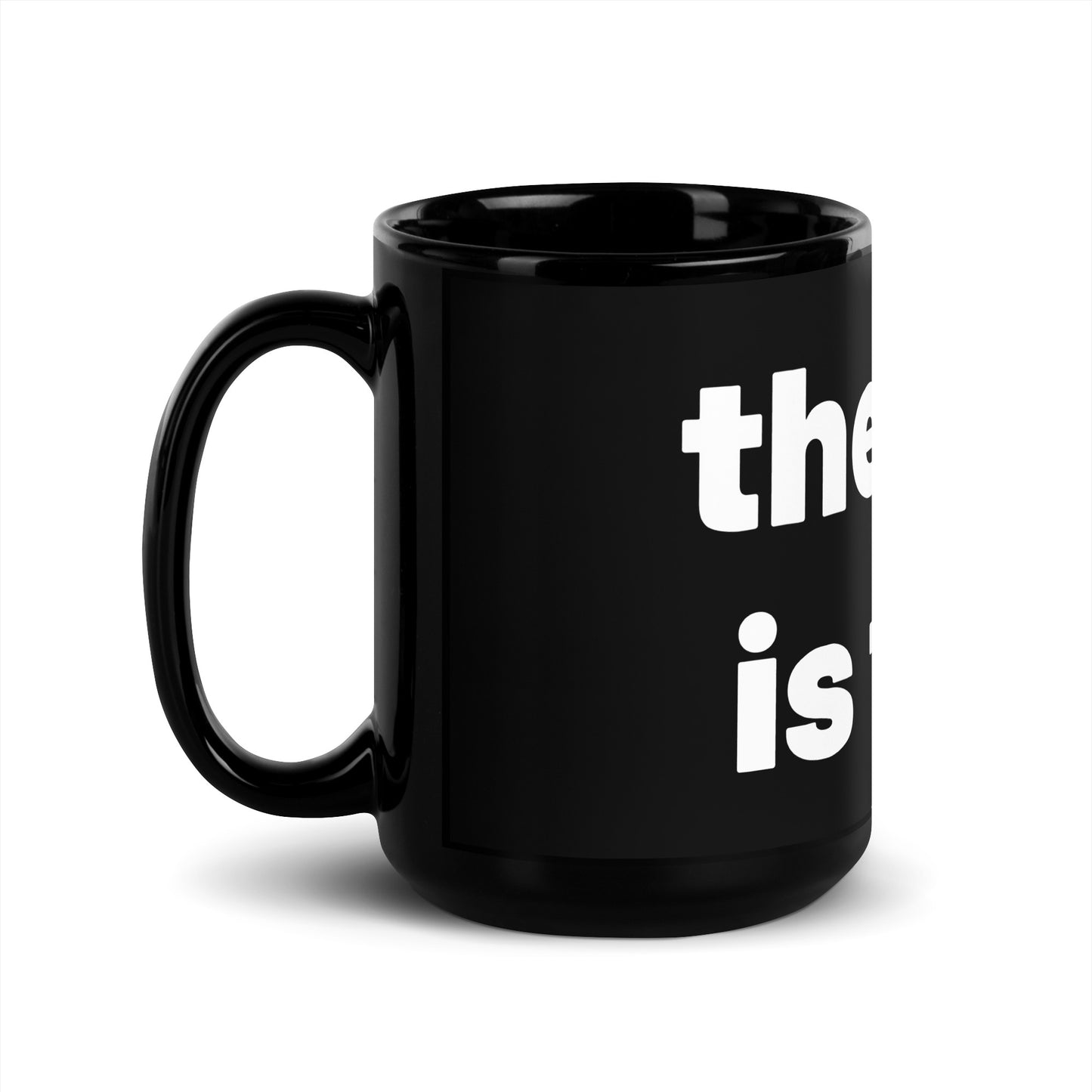 Black Glossy Mug